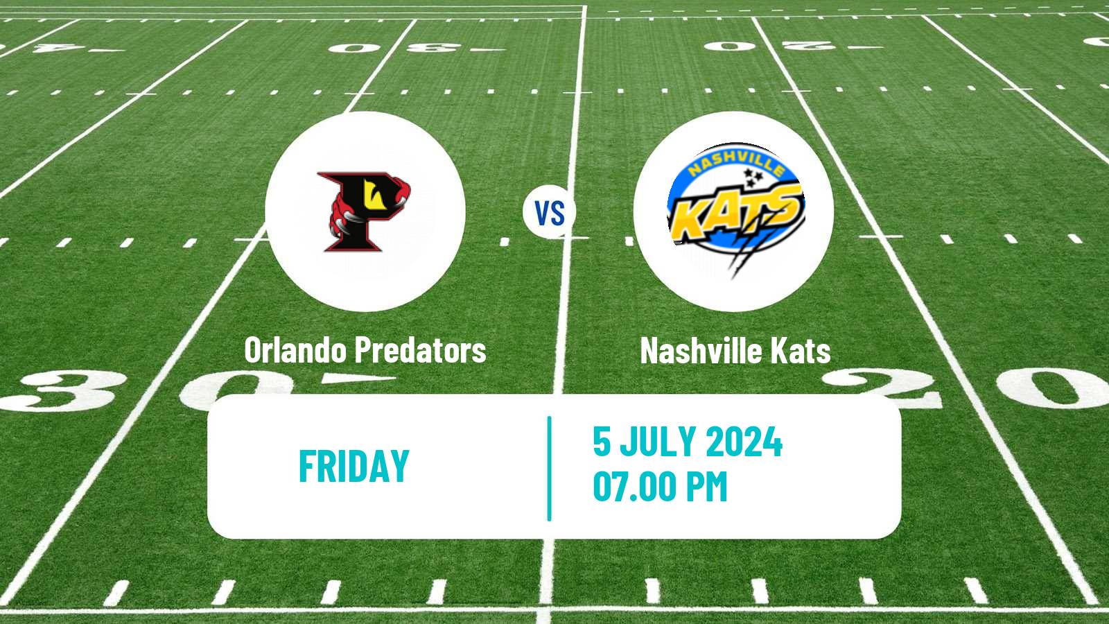 Arena football Arena Football League Orlando Predators - Nashville Kats