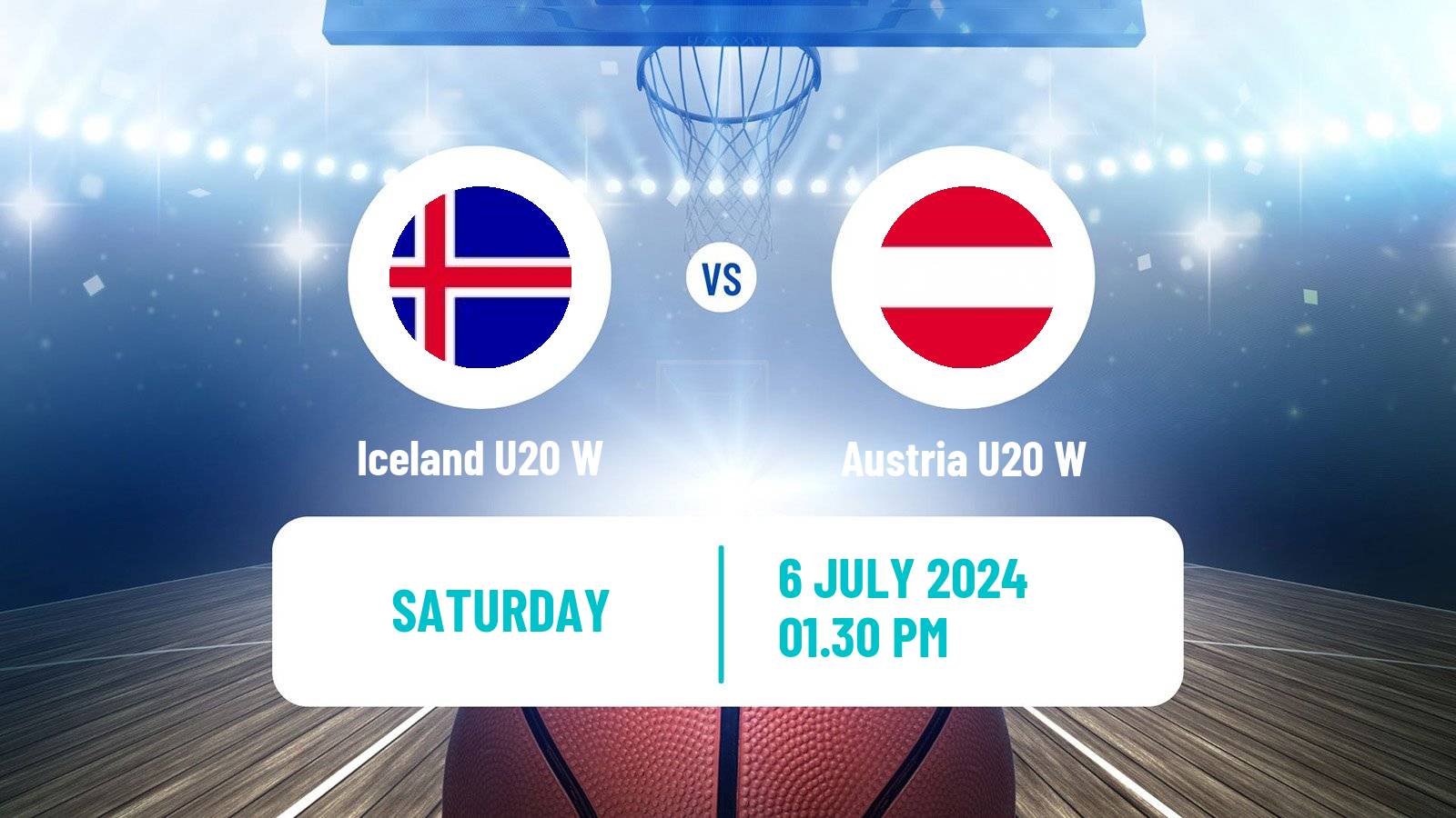 Basketball European Championship U20 B Basketball Women Iceland U20 W - Austria U20 W