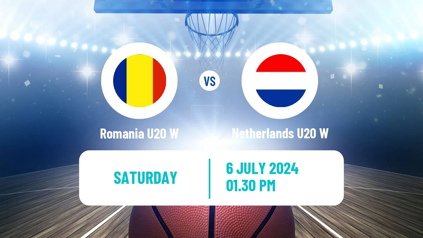 Basketball European Championship U20 B Basketball Women Romania U20 W - Netherlands U20 W