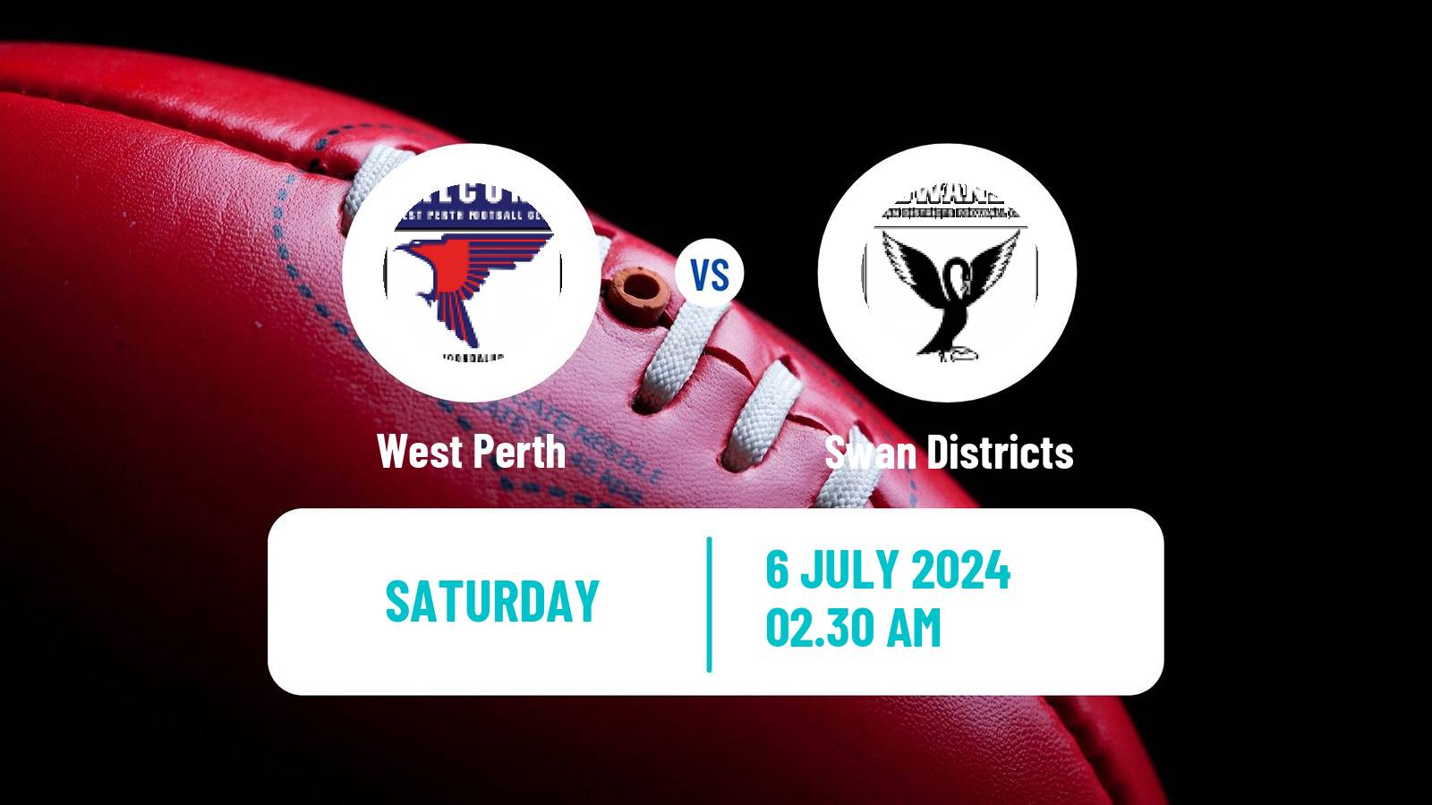 Aussie rules WAFL West Perth - Swan Districts