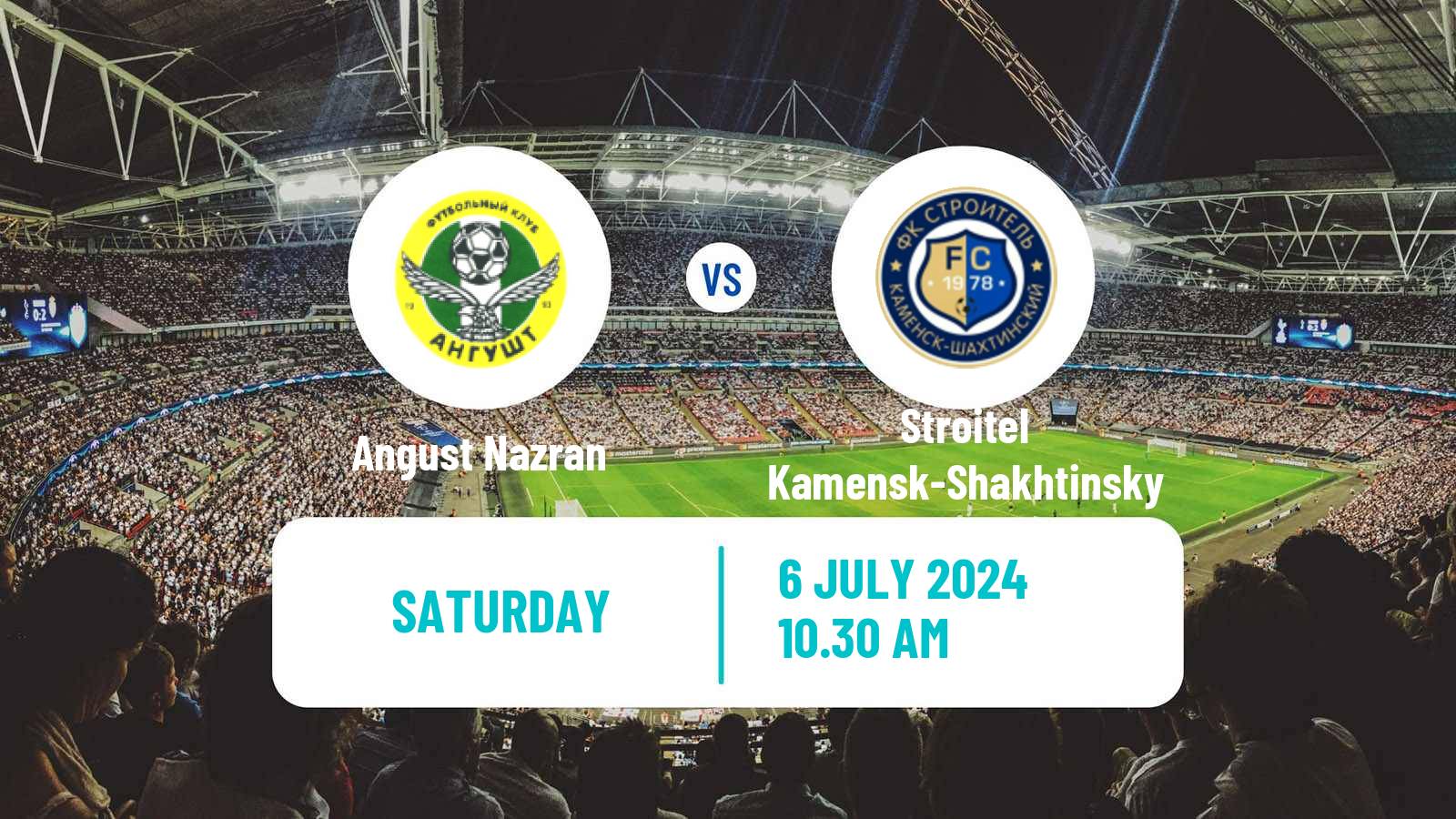 Soccer FNL 2 Division B Group 1 Angust Nazran - Stroitel Kamensk-Shakhtinsky