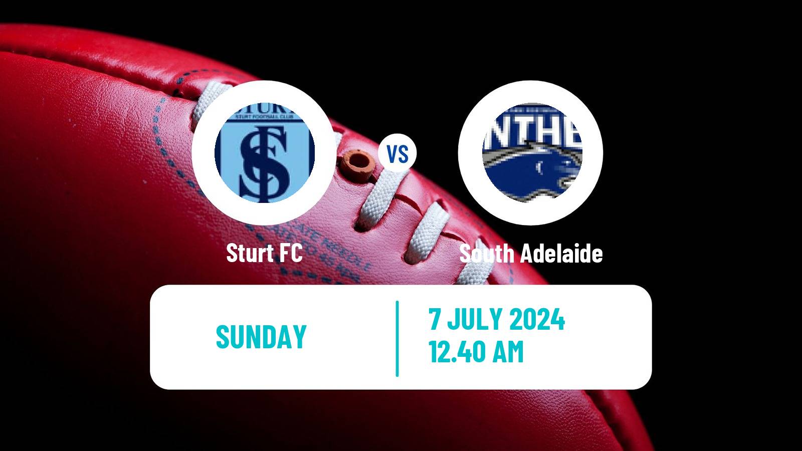 Aussie rules SANFL Sturt - South Adelaide