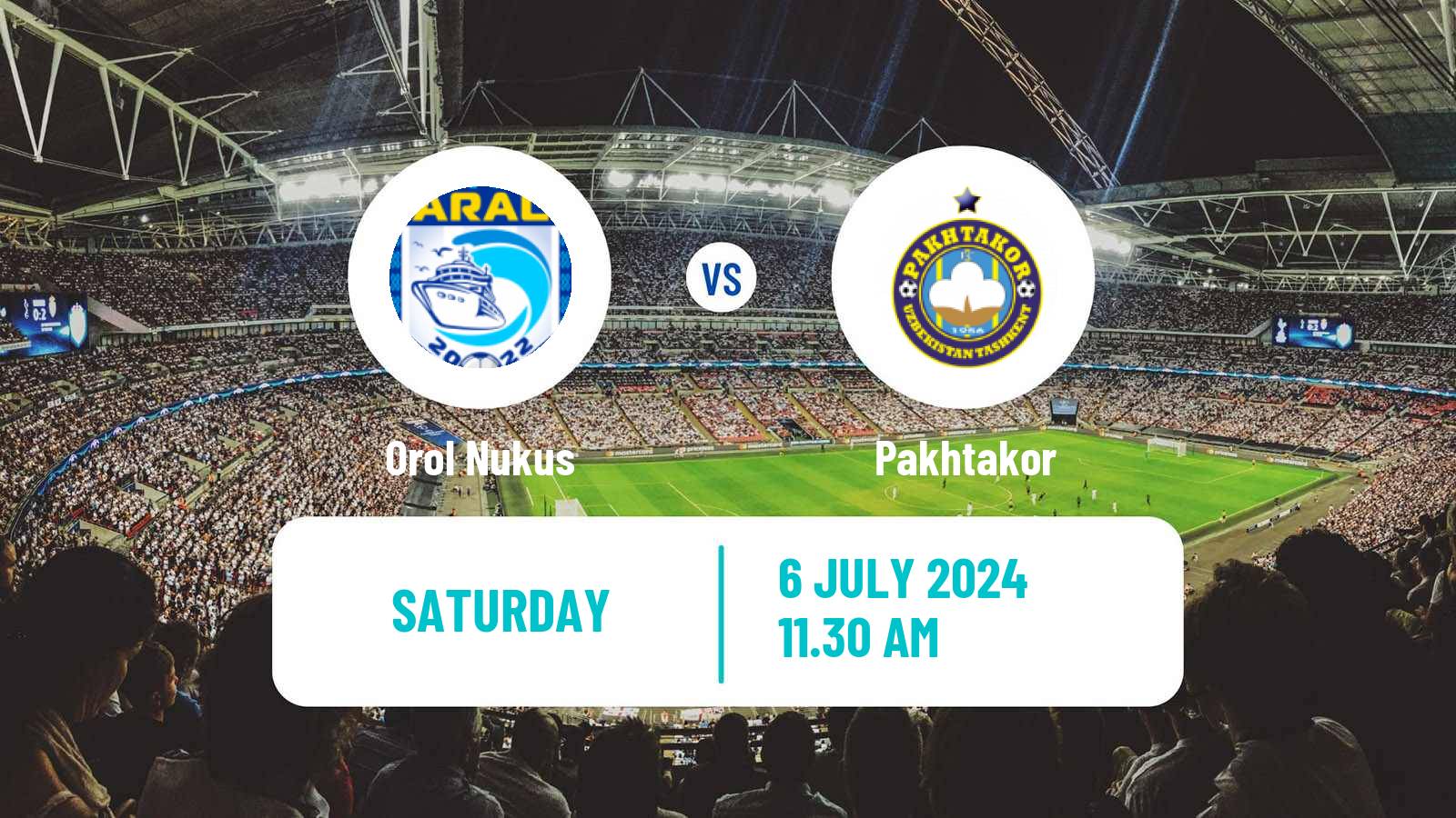 Soccer Uzbek Cup Orol Nukus - Pakhtakor
