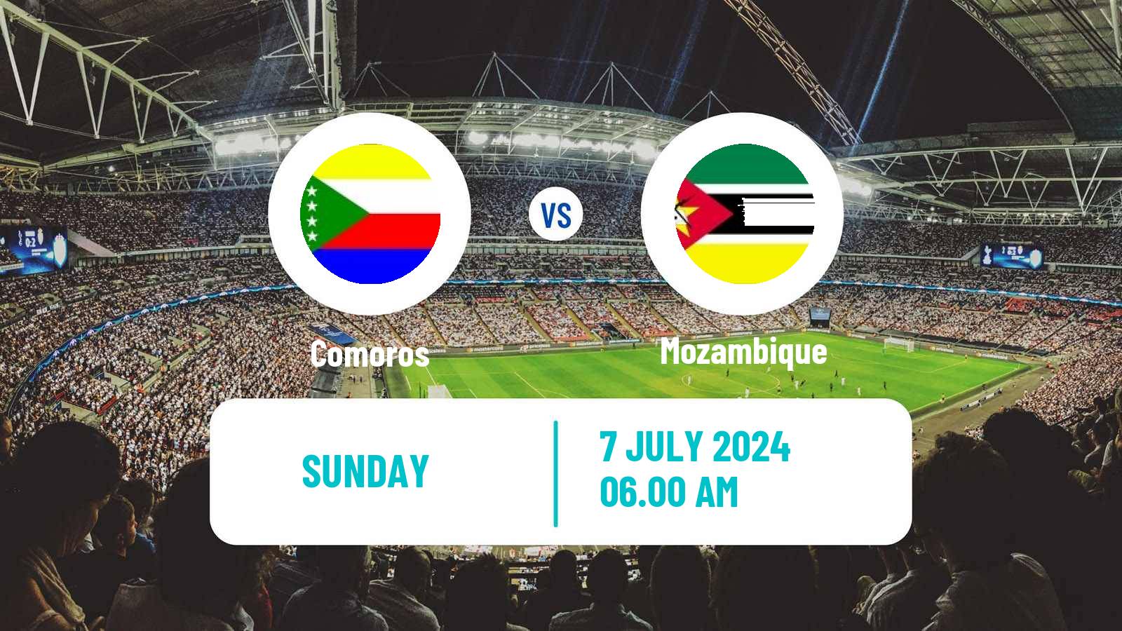 Soccer COSAFA Cup Comoros - Mozambique