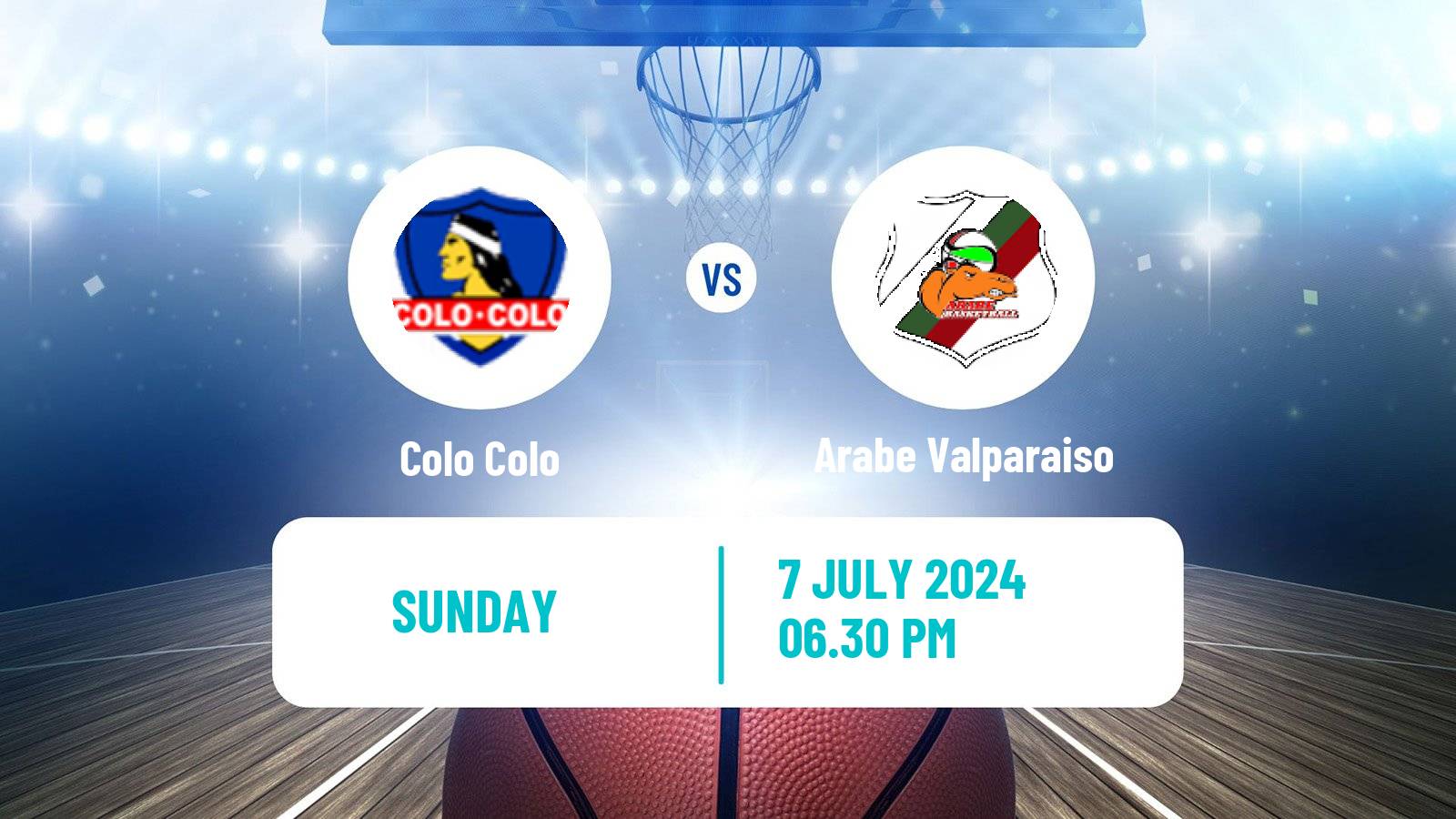 Basketball Chilean LNB 2 Colo Colo - Arabe Valparaiso