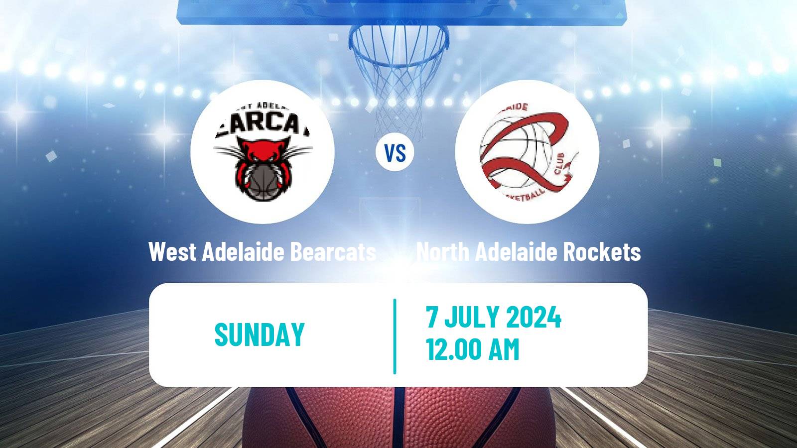 Basketball Australian NBL1 Central Women West Adelaide Bearcats - North Adelaide Rockets