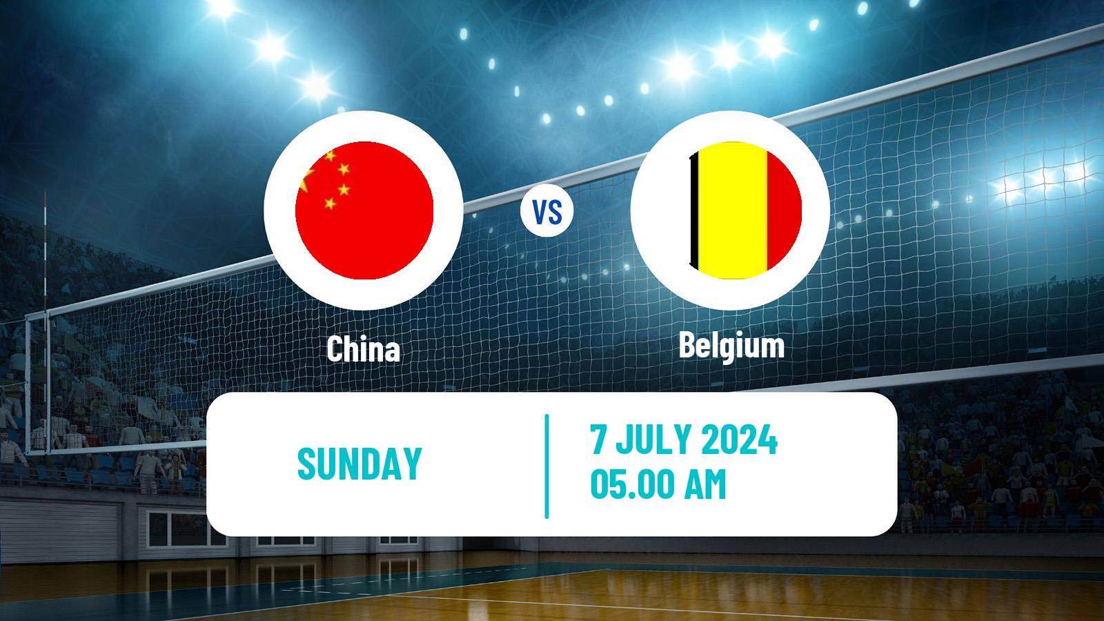 Volleyball Challenger Cup Volleyball China - Belgium