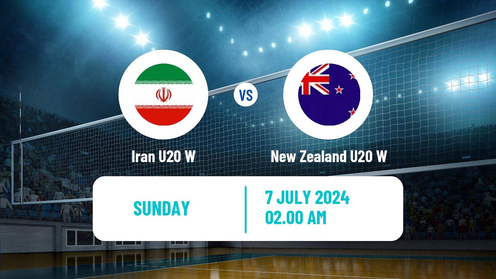 Volleyball Asian Championship U20 Volleyball Women Iran U20 W - New Zealand U20 W