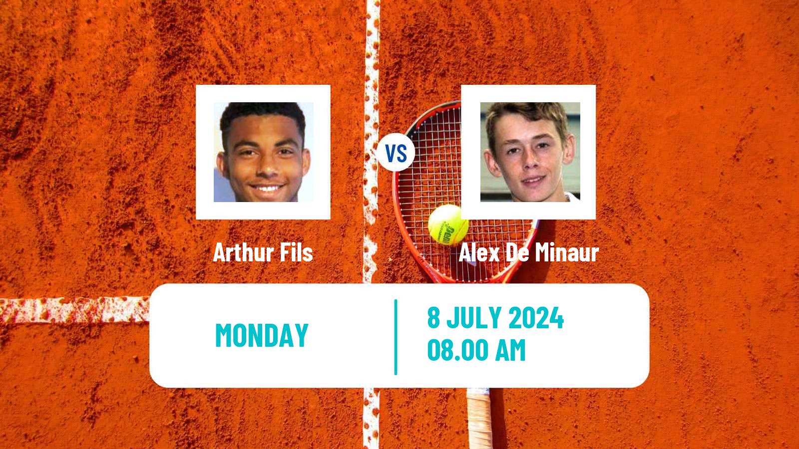 Tennis ATP Wimbledon Arthur Fils - Alex De Minaur