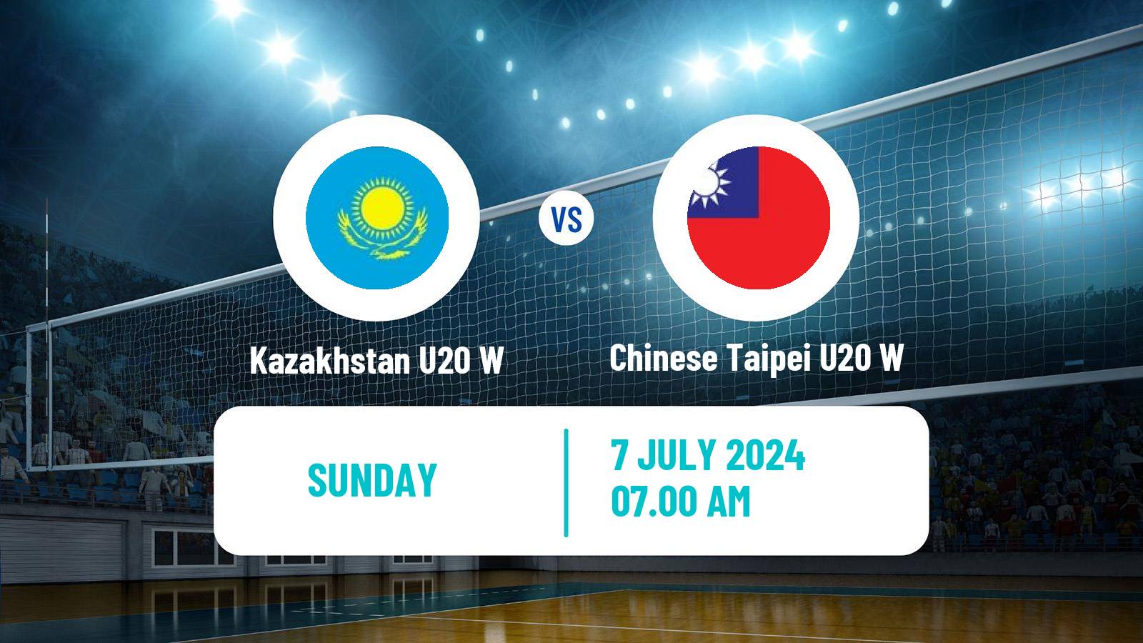 Volleyball Asian Championship U20 Volleyball Women Kazakhstan U20 W - Chinese Taipei U20 W