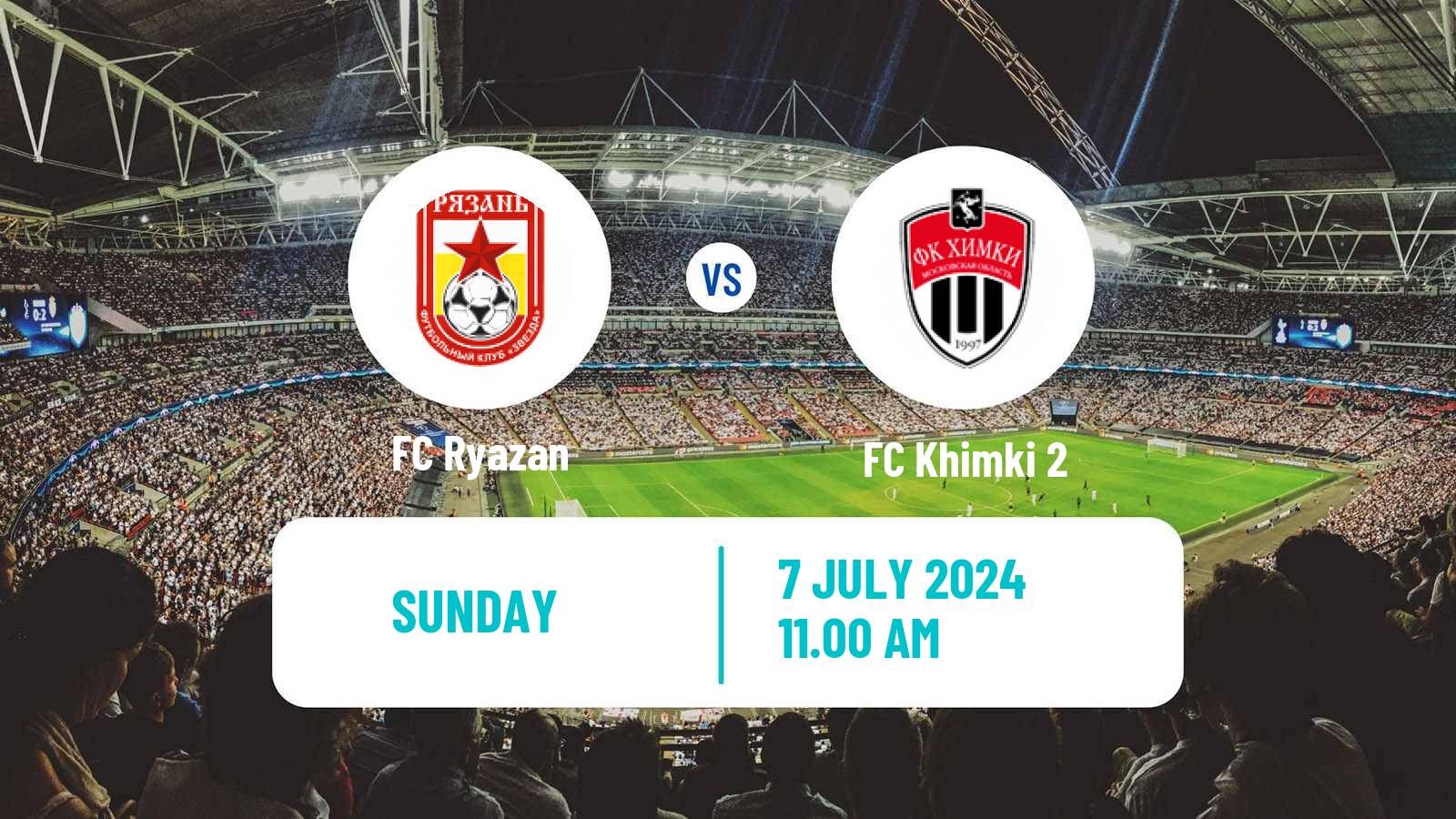 Soccer FNL 2 Division B Group 3 Ryazan - Khimki 2