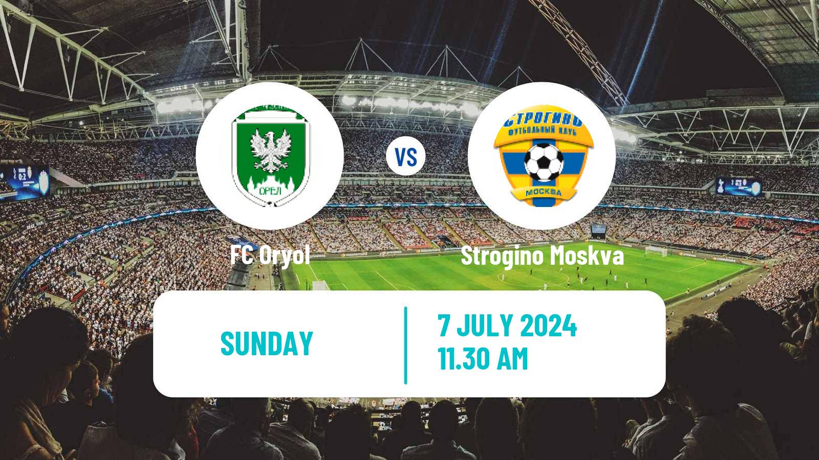 Soccer FNL 2 Division B Group 3 Oryol - Strogino Moskva