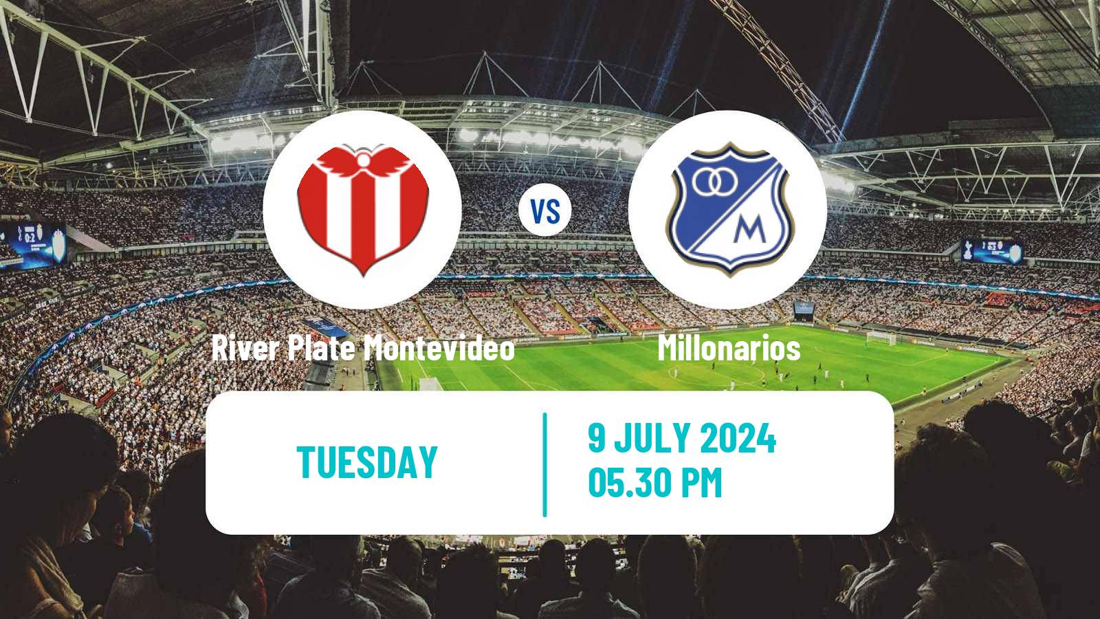 Soccer Club Friendly River Plate Montevideo - Millonarios