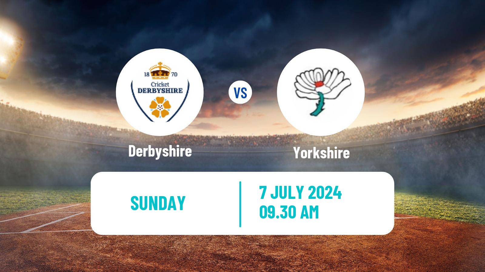 Cricket Vitality Blast Derbyshire - Yorkshire