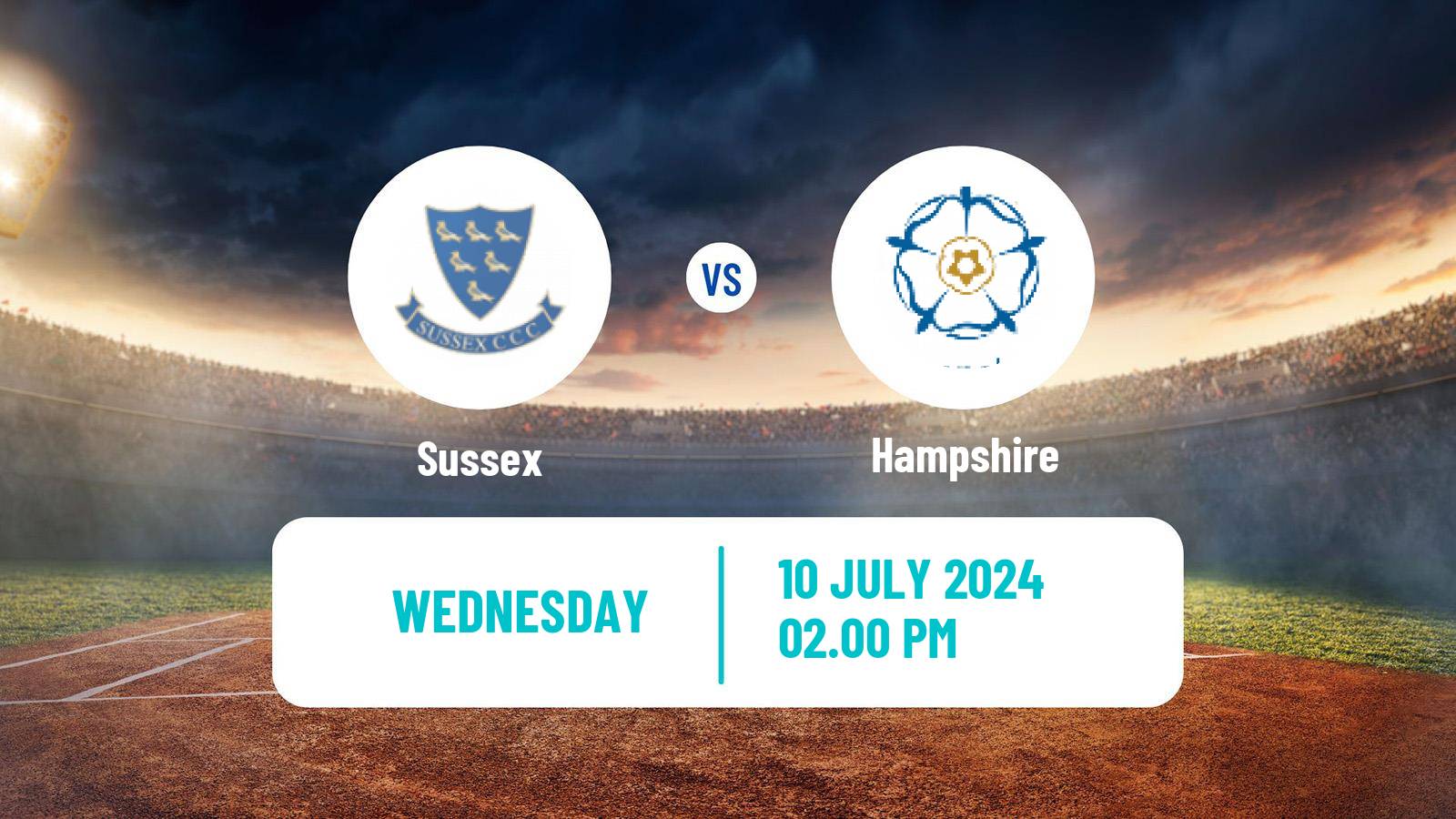 Cricket Vitality Blast Sussex - Hampshire