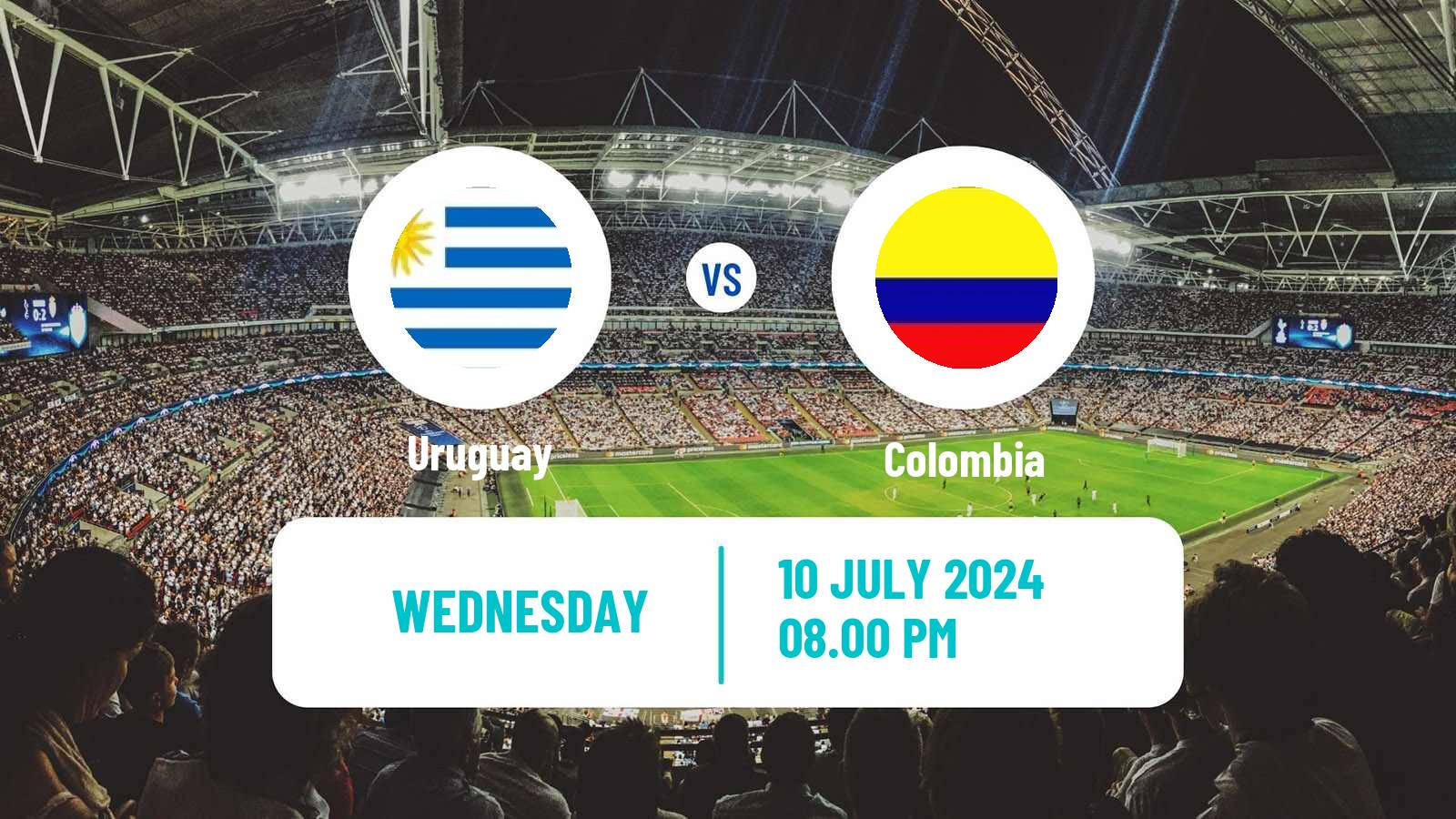 Soccer Copa America Uruguay - Colombia