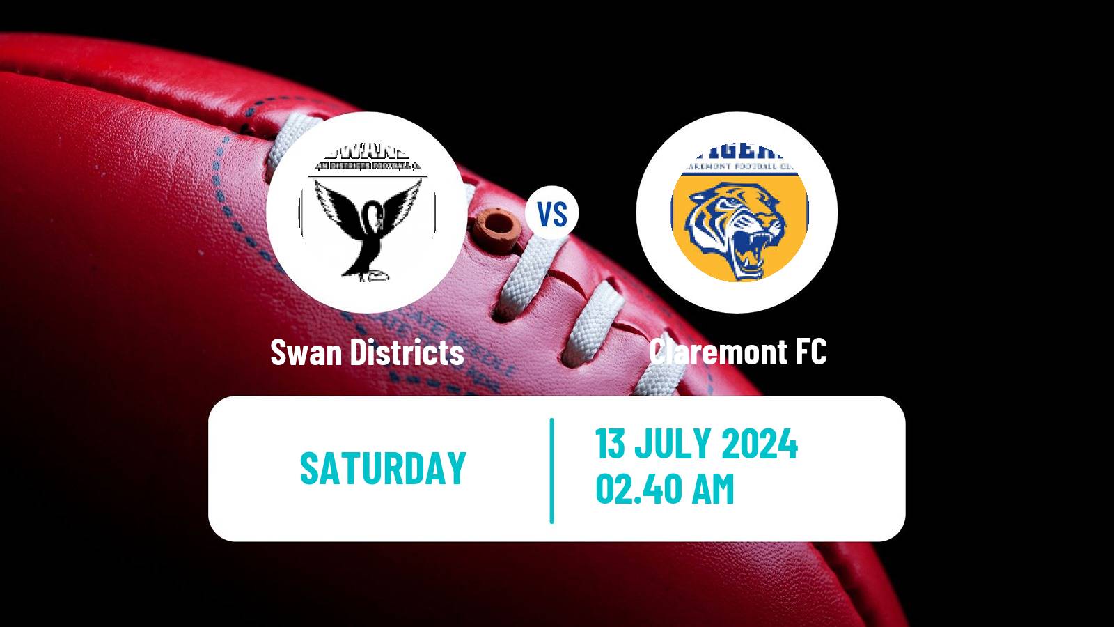 Aussie rules WAFL Swan Districts - Claremont