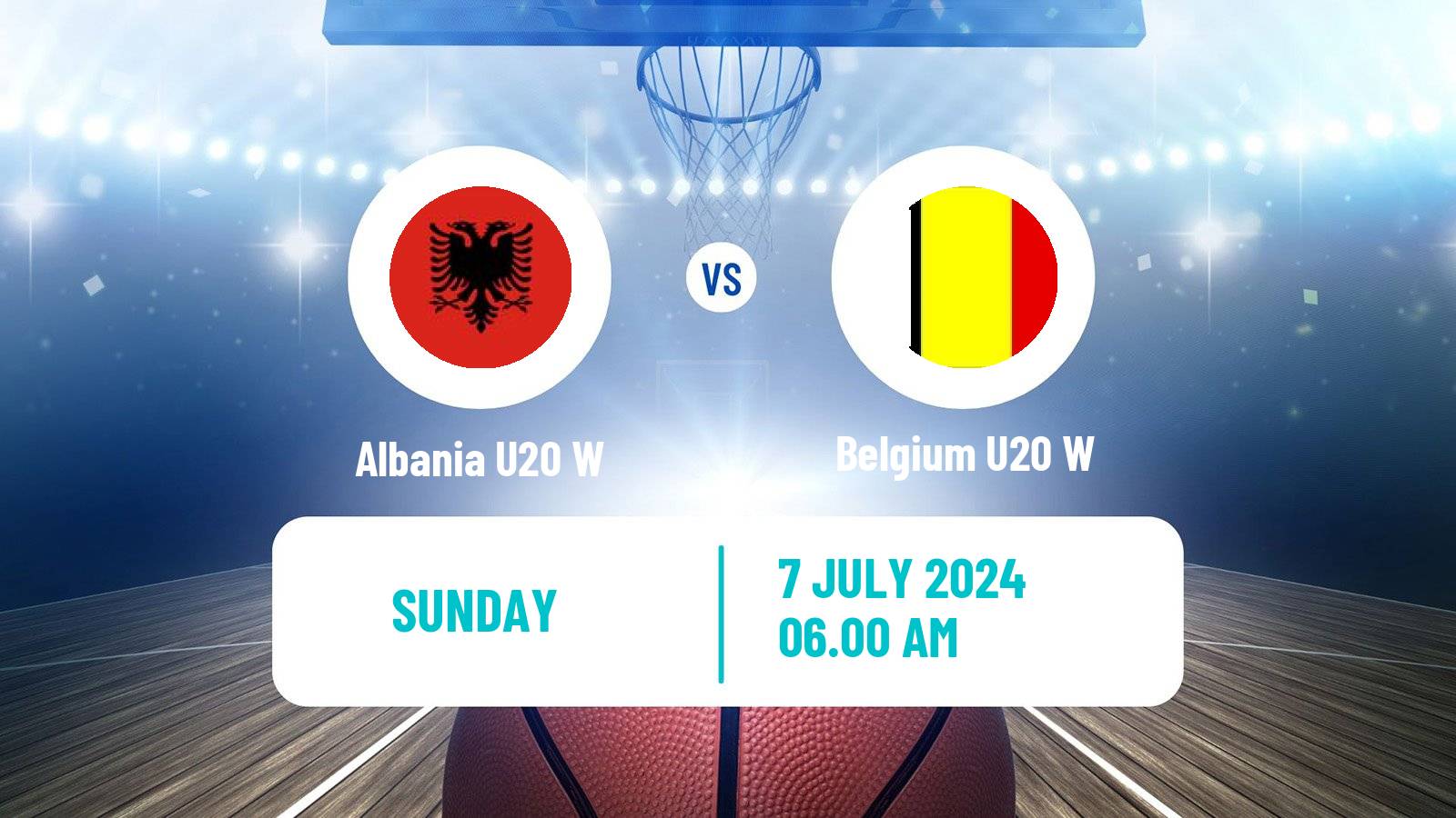 Basketball European Championship U20 B Basketball Women Albania U20 W - Belgium U20 W