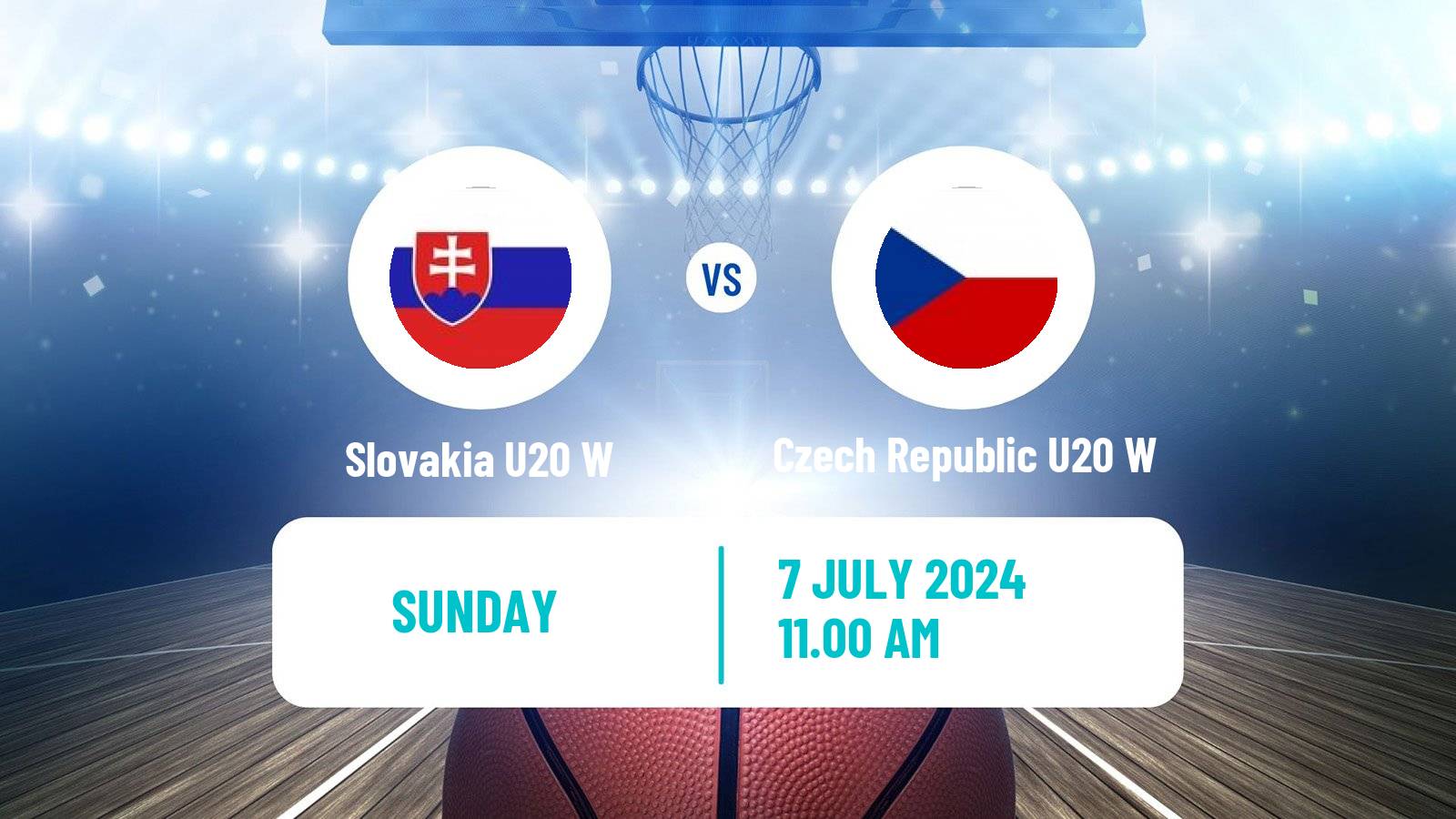 Basketball European Championship U20 B Basketball Women Slovakia U20 W - Czech Republic U20 W