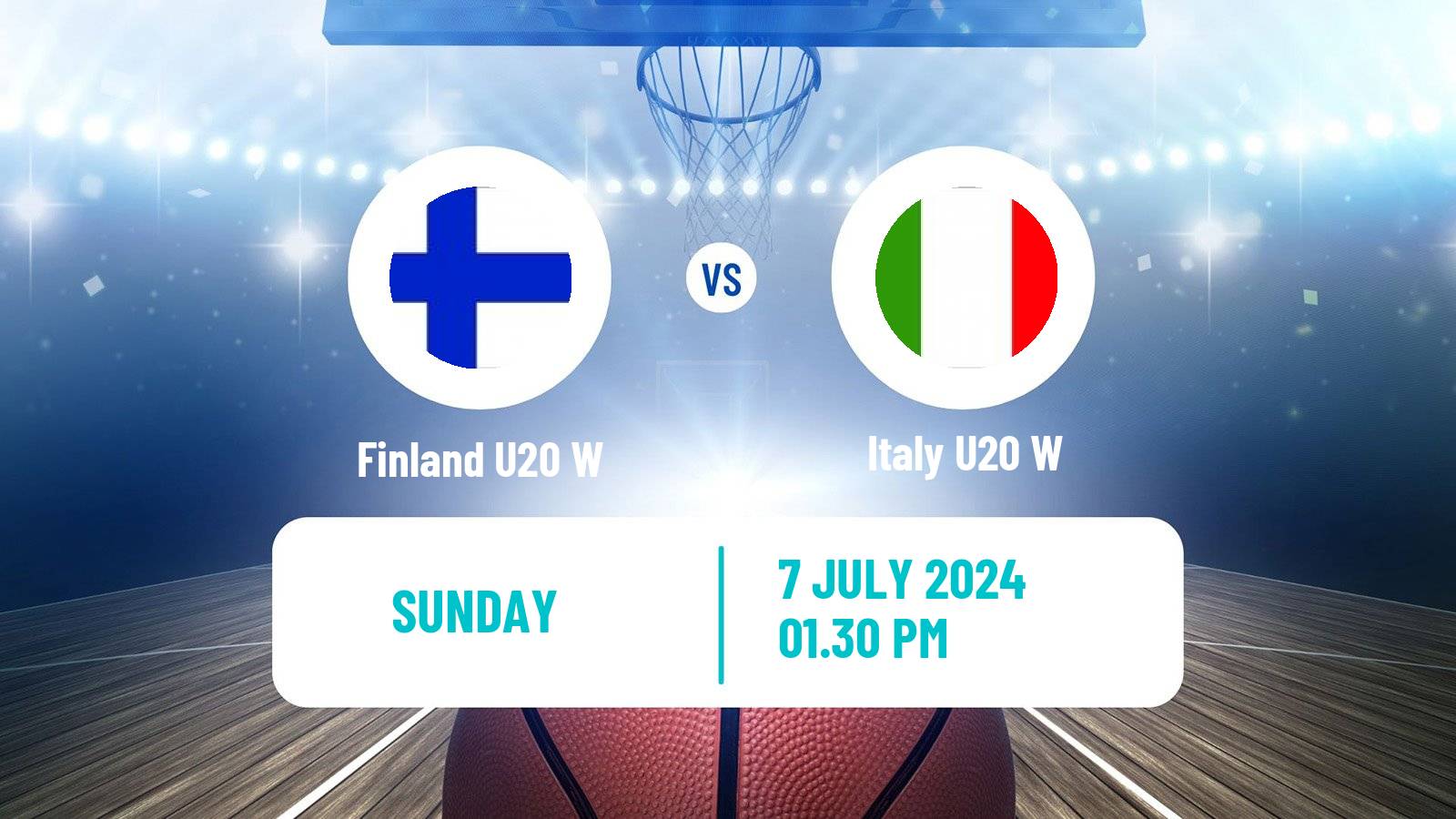 Basketball European Championship U20 Basketball Women Finland U20 W - Italy U20 W