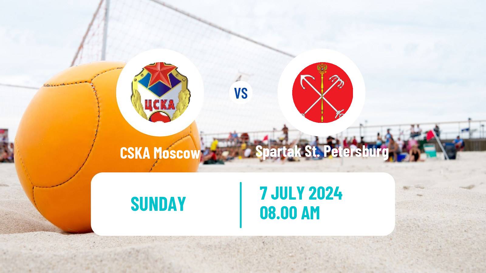 Beach soccer Superliga CSKA Moscow - Spartak St. Petersburg