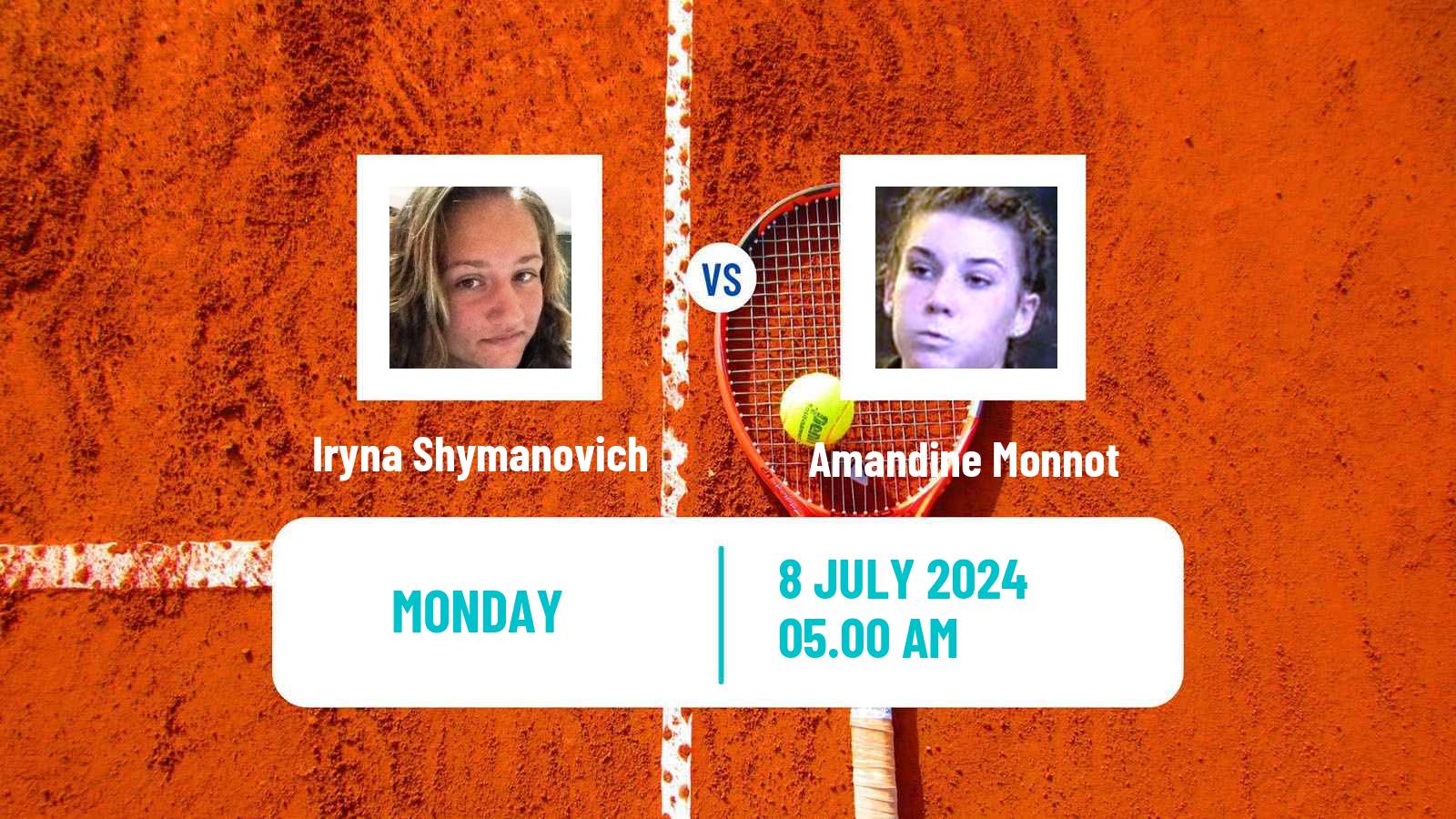 Tennis Contrexeville Challenger Women Iryna Shymanovich - Amandine Monnot