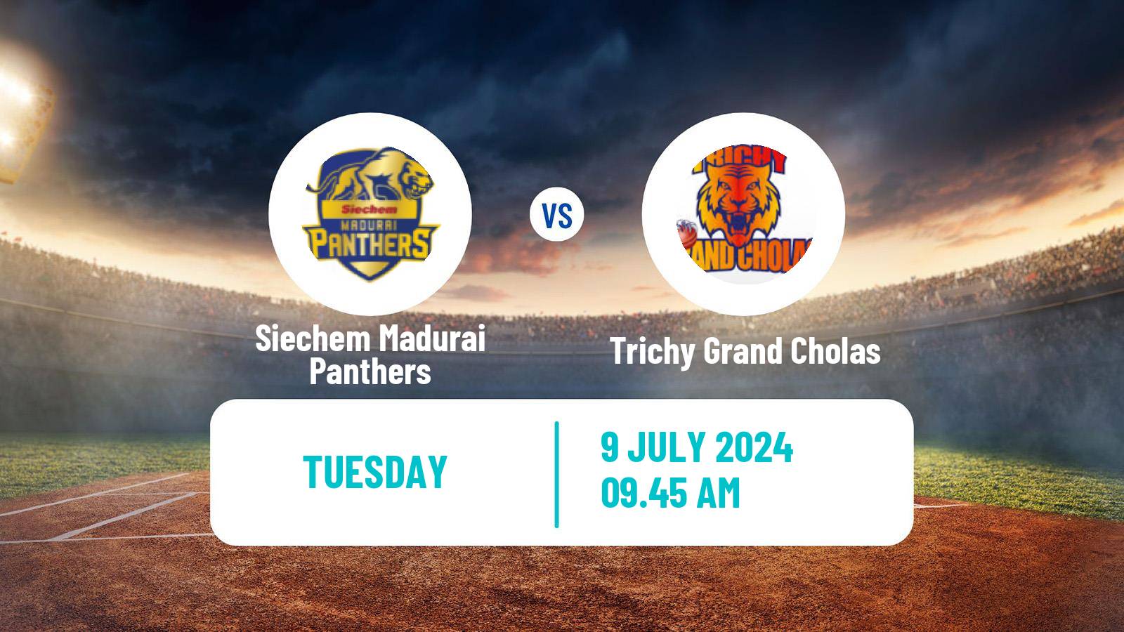 Cricket Tamil Nadu Premier League Siechem Madurai Panthers - Trichy Grand Cholas