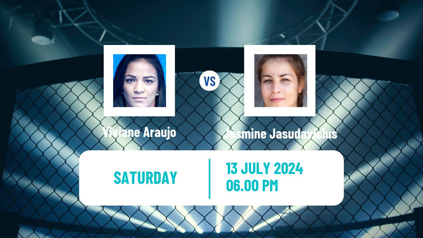 MMA Flyweight UFC Women Viviane Araujo - Jasmine Jasudavicius