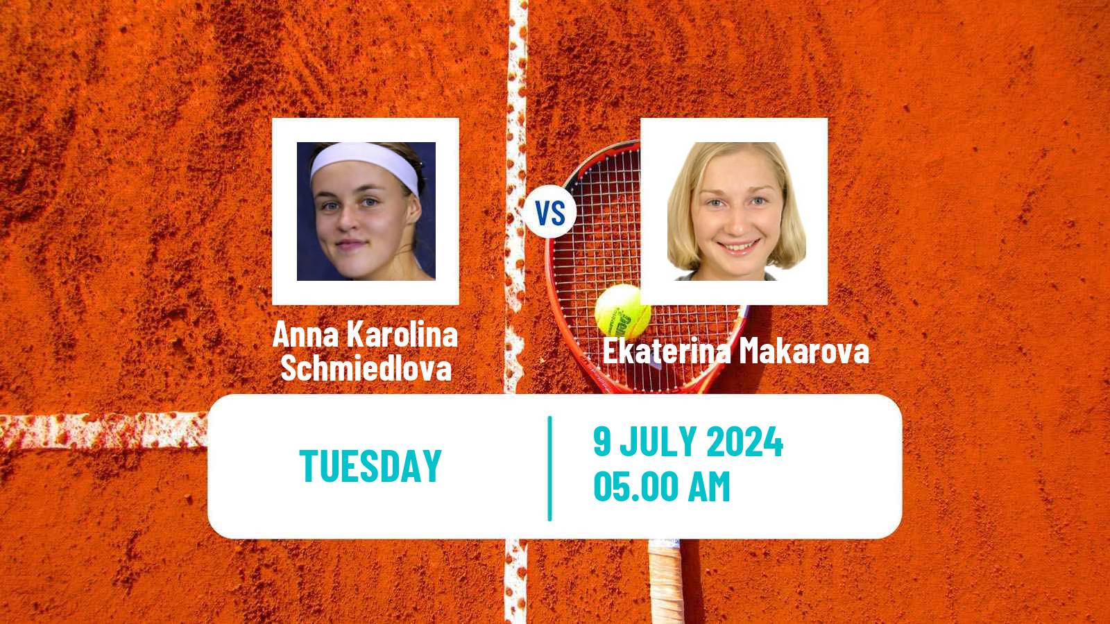 Tennis Bastad Challenger Women Anna Karolina Schmiedlova - Ekaterina Makarova
