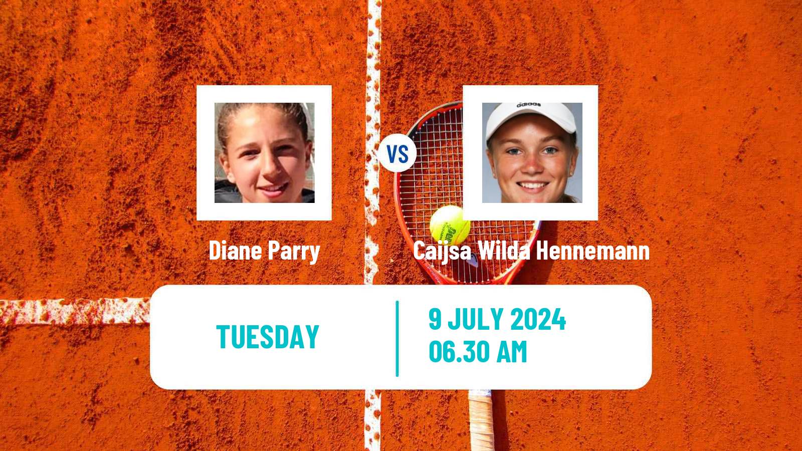 Tennis Bastad Challenger Women Diane Parry - Caijsa Wilda Hennemann
