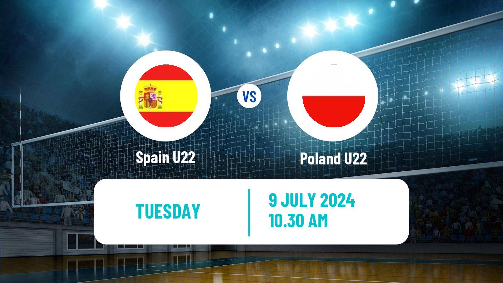 Volleyball European Championship U22 Volleyball Spain U22 - Poland U22