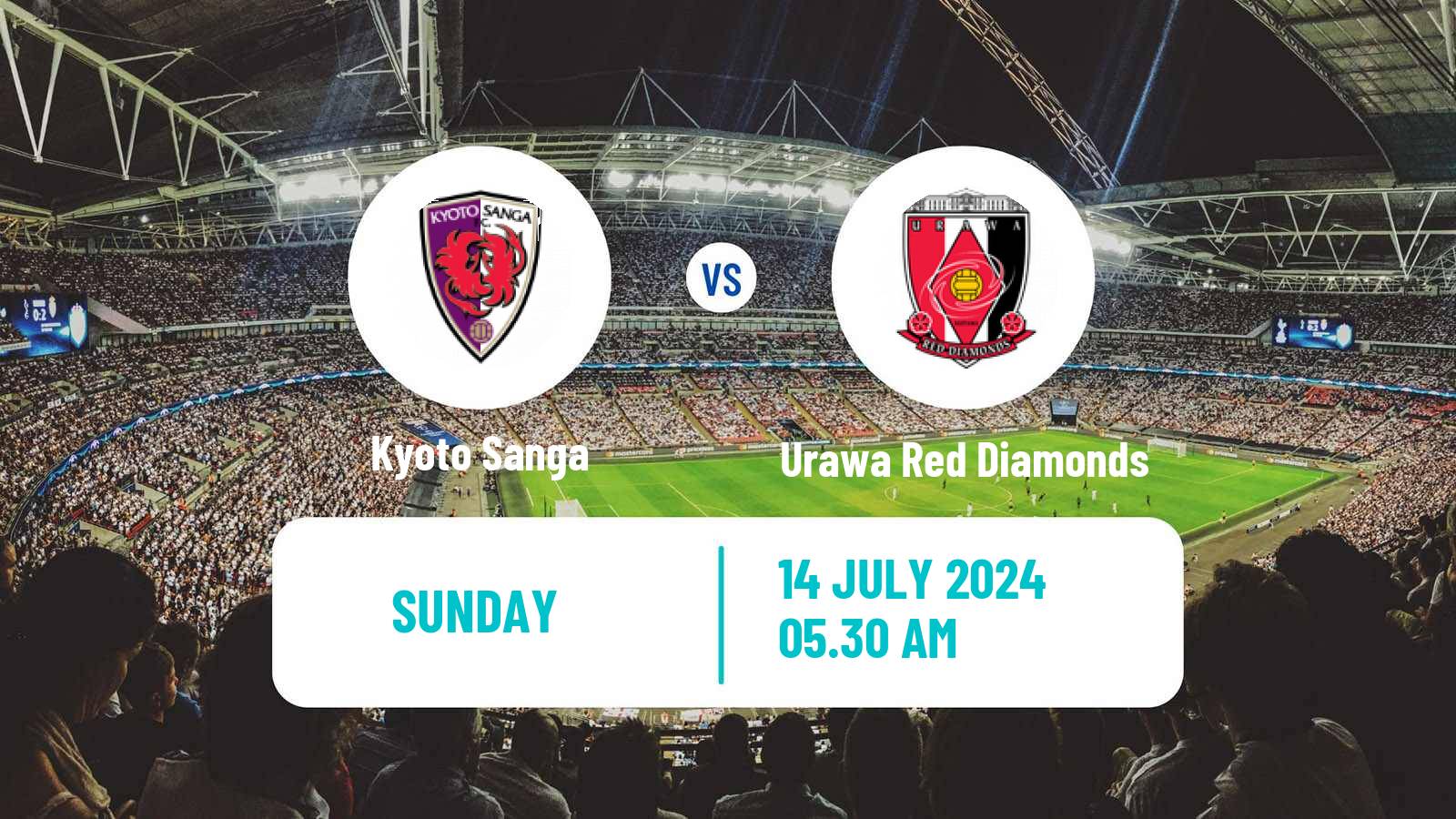 Soccer Japan J1 League Kyoto Sanga - Urawa Red Diamonds