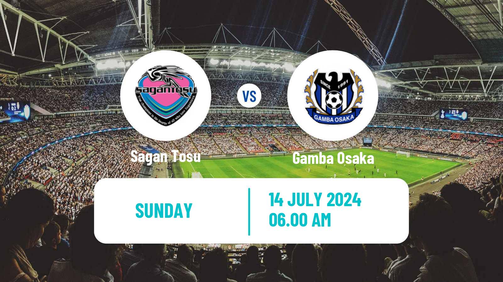 Soccer Japan J1 League Sagan Tosu - Gamba Osaka