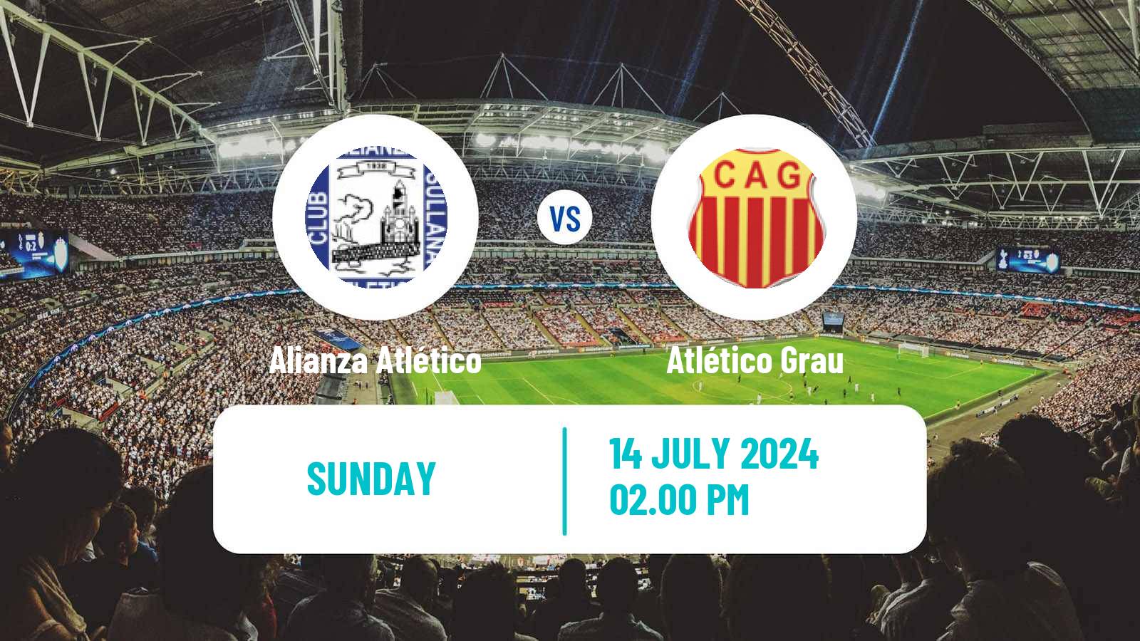 Soccer Peruvian Liga 1 Alianza Atlético - Atlético Grau