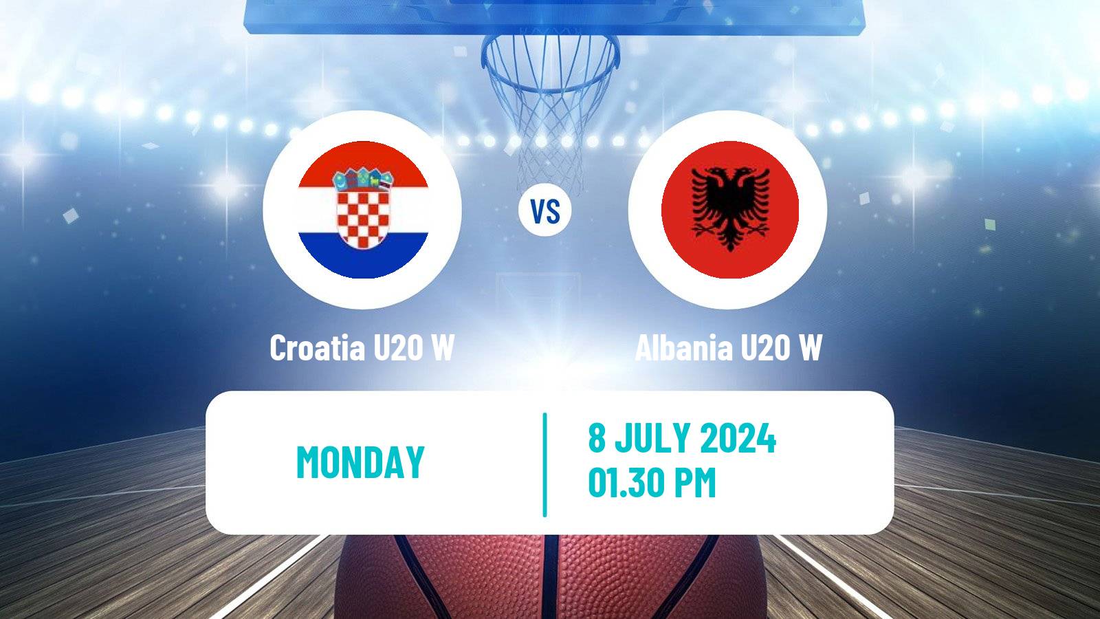 Basketball European Championship U20 B Basketball Women Croatia U20 W - Albania U20 W