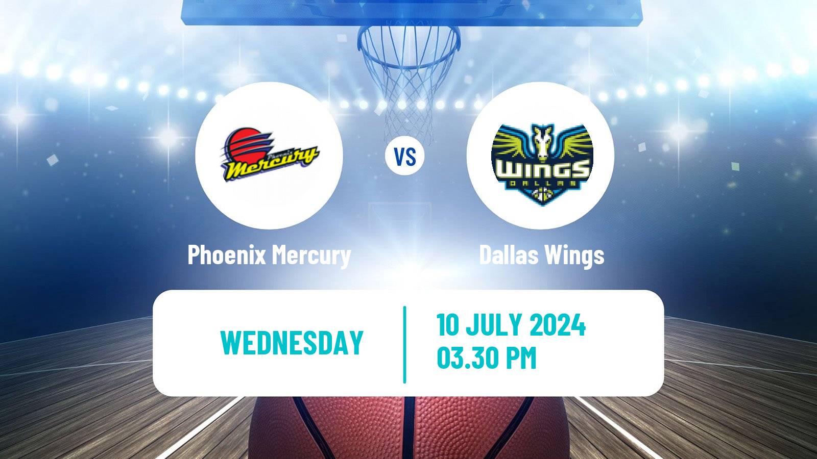 Basketball WNBA Phoenix Mercury - Dallas Wings