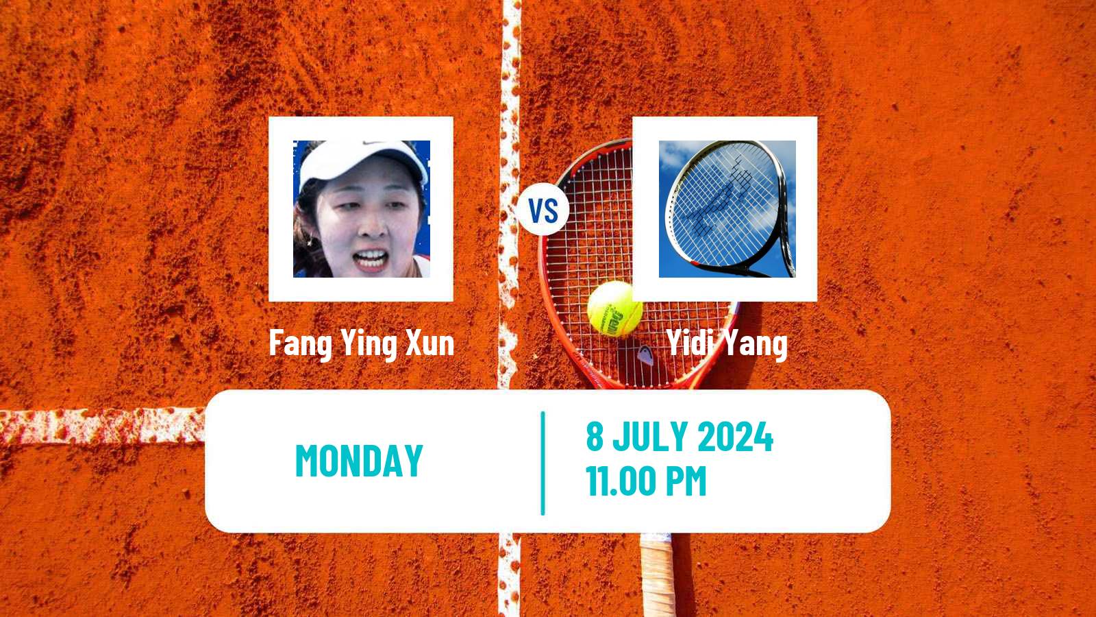 Tennis ITF W35 Tianjin Women 2024 Fang Ying Xun - Yidi Yang