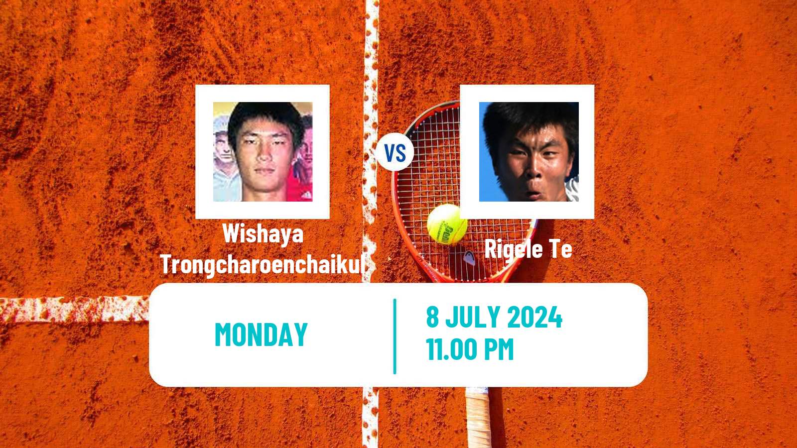 Tennis ITF M25 Tianjin Men 2024 Wishaya Trongcharoenchaikul - Rigele Te
