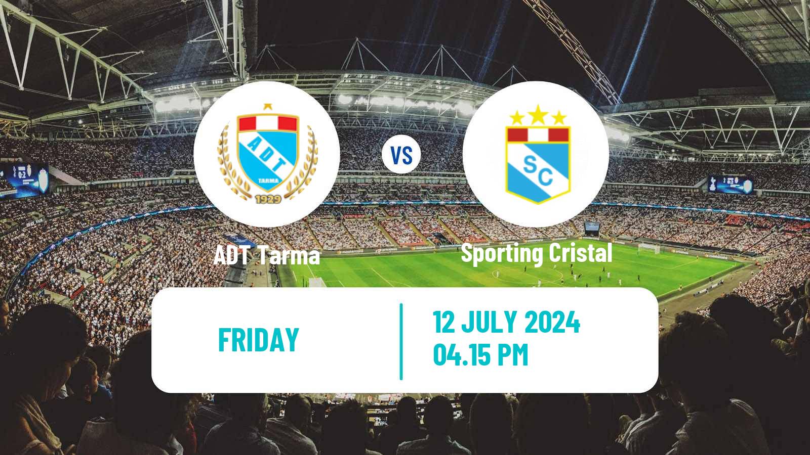 Soccer Peruvian Liga 1 ADT Tarma - Sporting Cristal