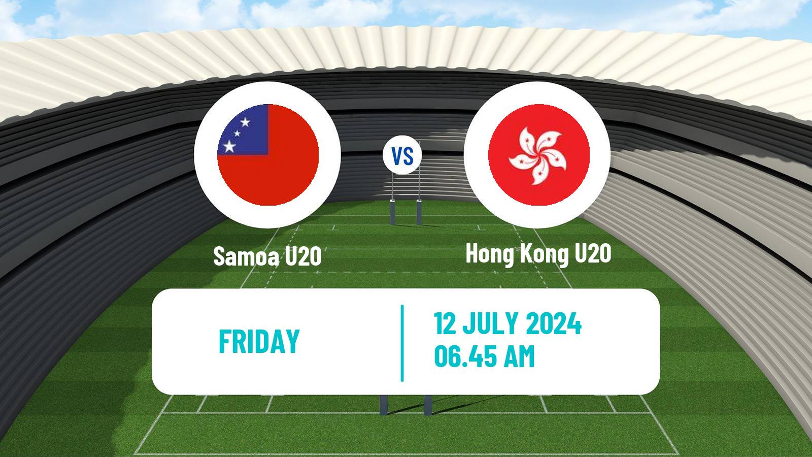 Rugby union  U20 Trophy Rugby Union Samoa U20 - Hong Kong U20