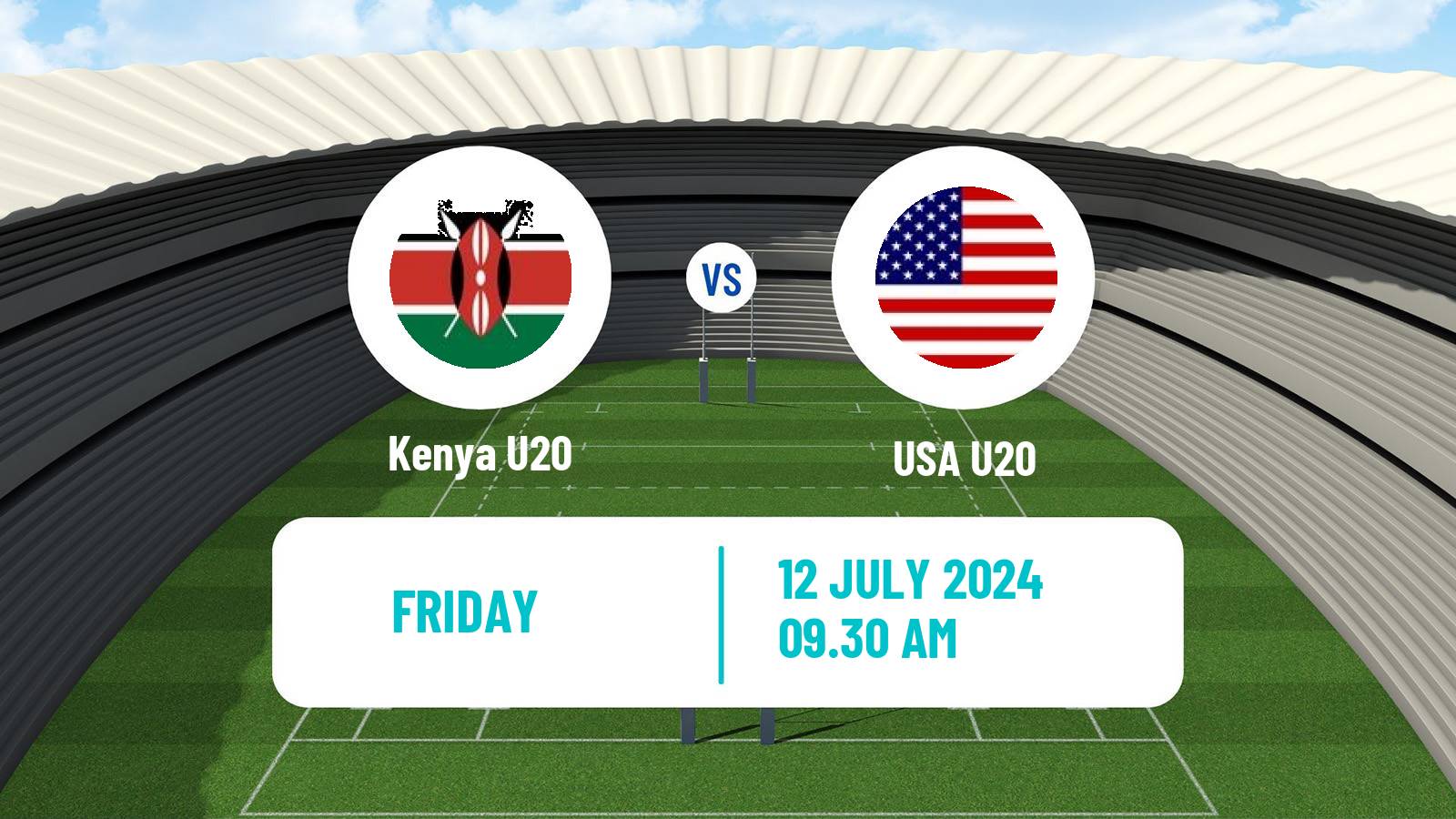 Rugby union  U20 Trophy Rugby Union Kenya U20 - USA U20