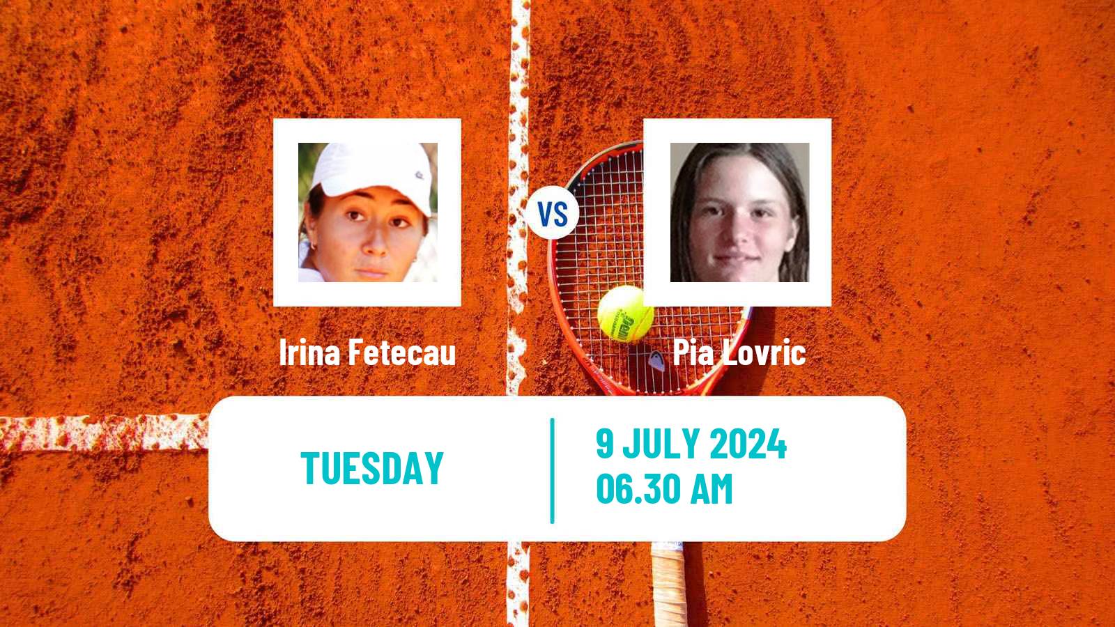 Tennis ITF W35 Buzau Women 2024 Irina Fetecau - Pia Lovric