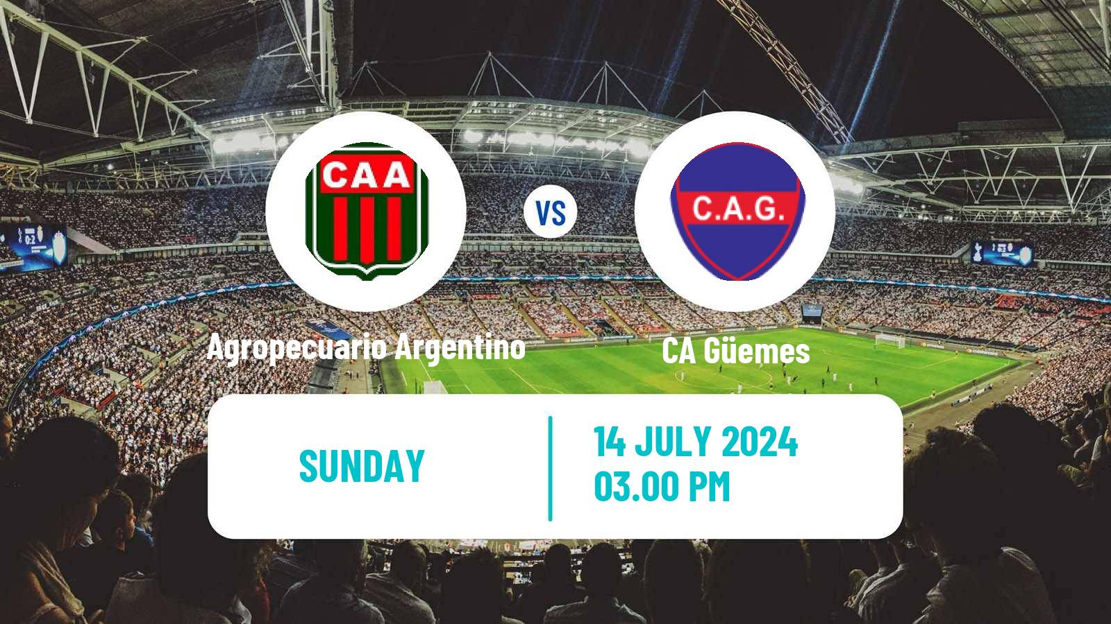 Soccer Argentinian Primera Nacional Agropecuario Argentino - Güemes