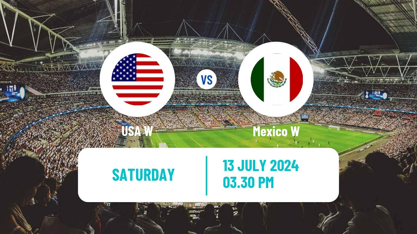 Soccer Friendly International Women USA W - Mexico W