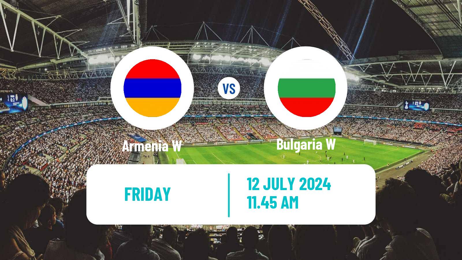 Soccer UEFA Euro Women Armenia W - Bulgaria W