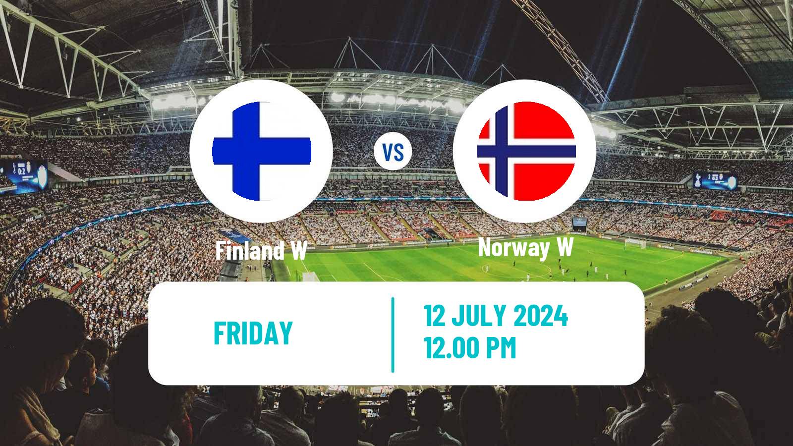 Soccer UEFA Euro Women Finland W - Norway W