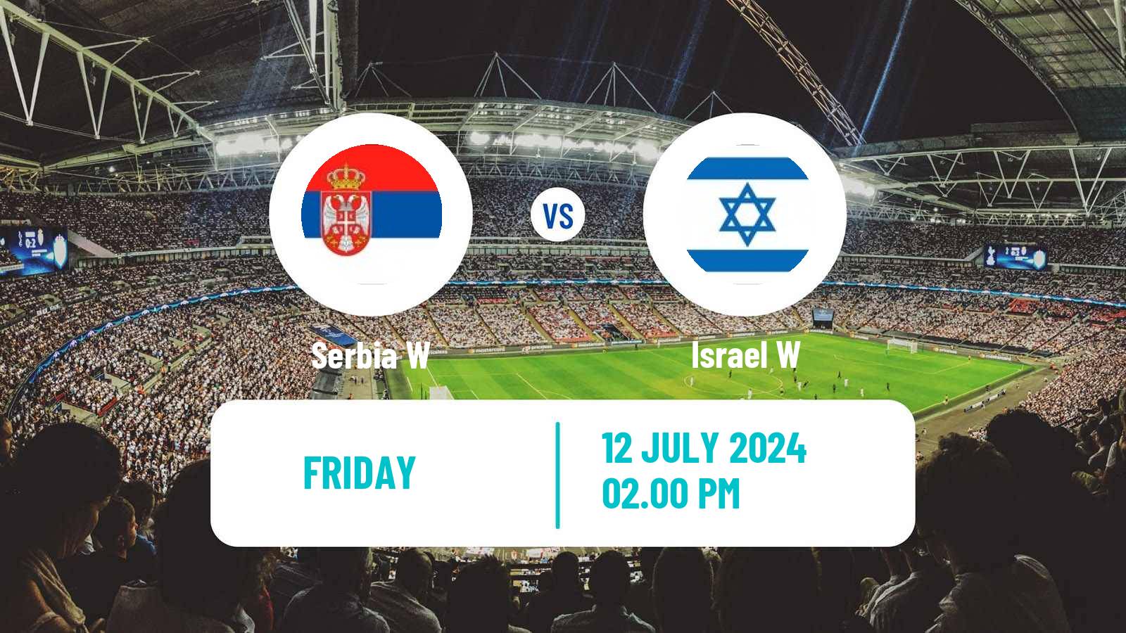 Soccer UEFA Euro Women Serbia W - Israel W