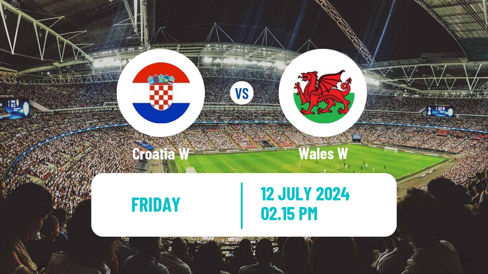 Soccer UEFA Euro Women Croatia W - Wales W