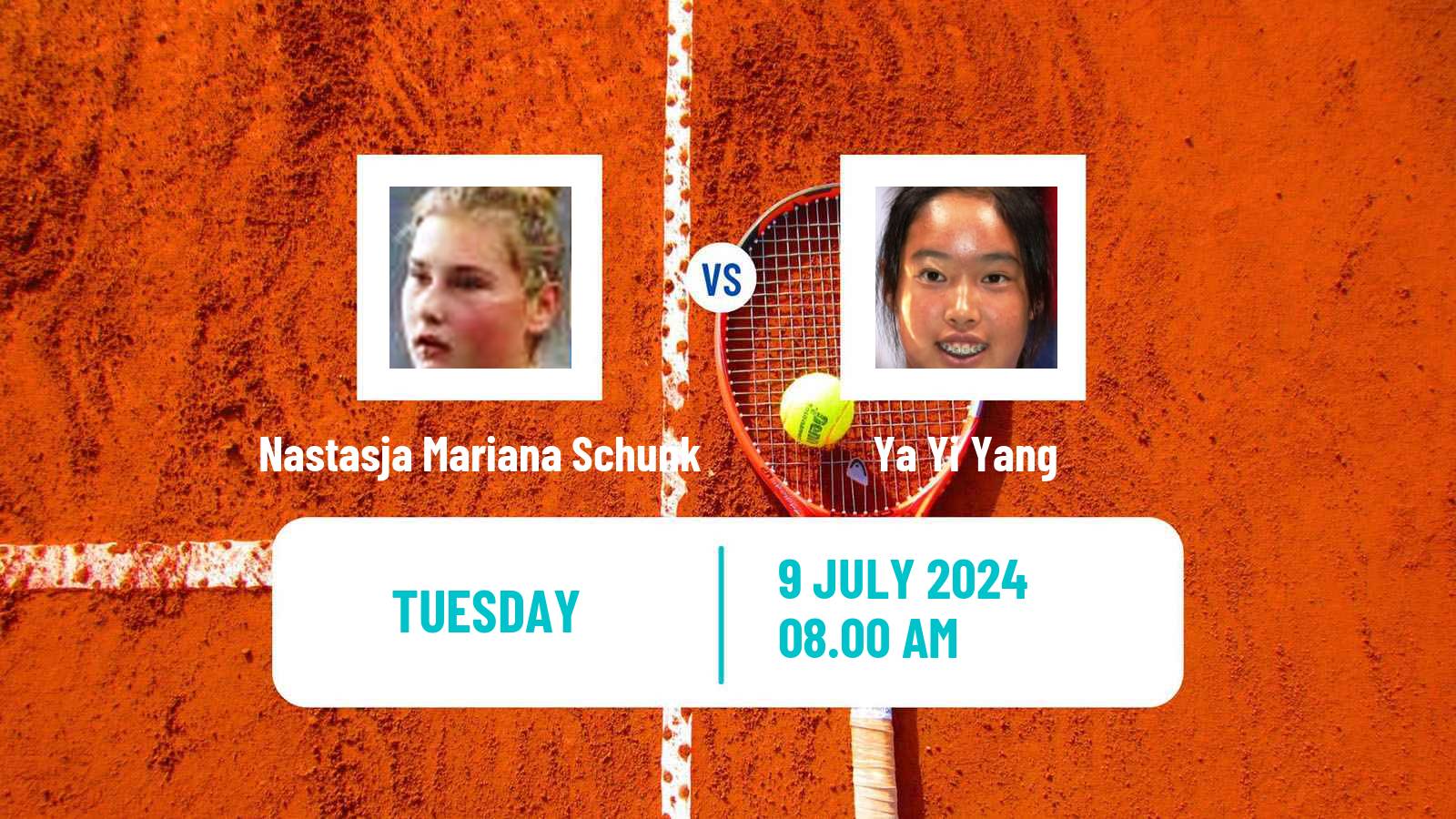Tennis ITF W75 The Hague Women 2024 Nastasja Mariana Schunk - Ya Yi Yang