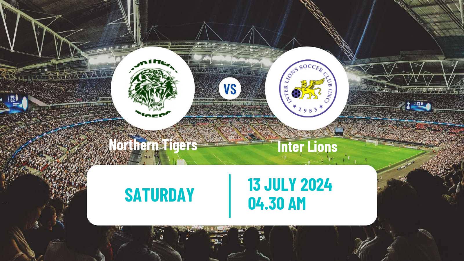 Soccer Australian NSW League One Northern Tigers - Inter Lions